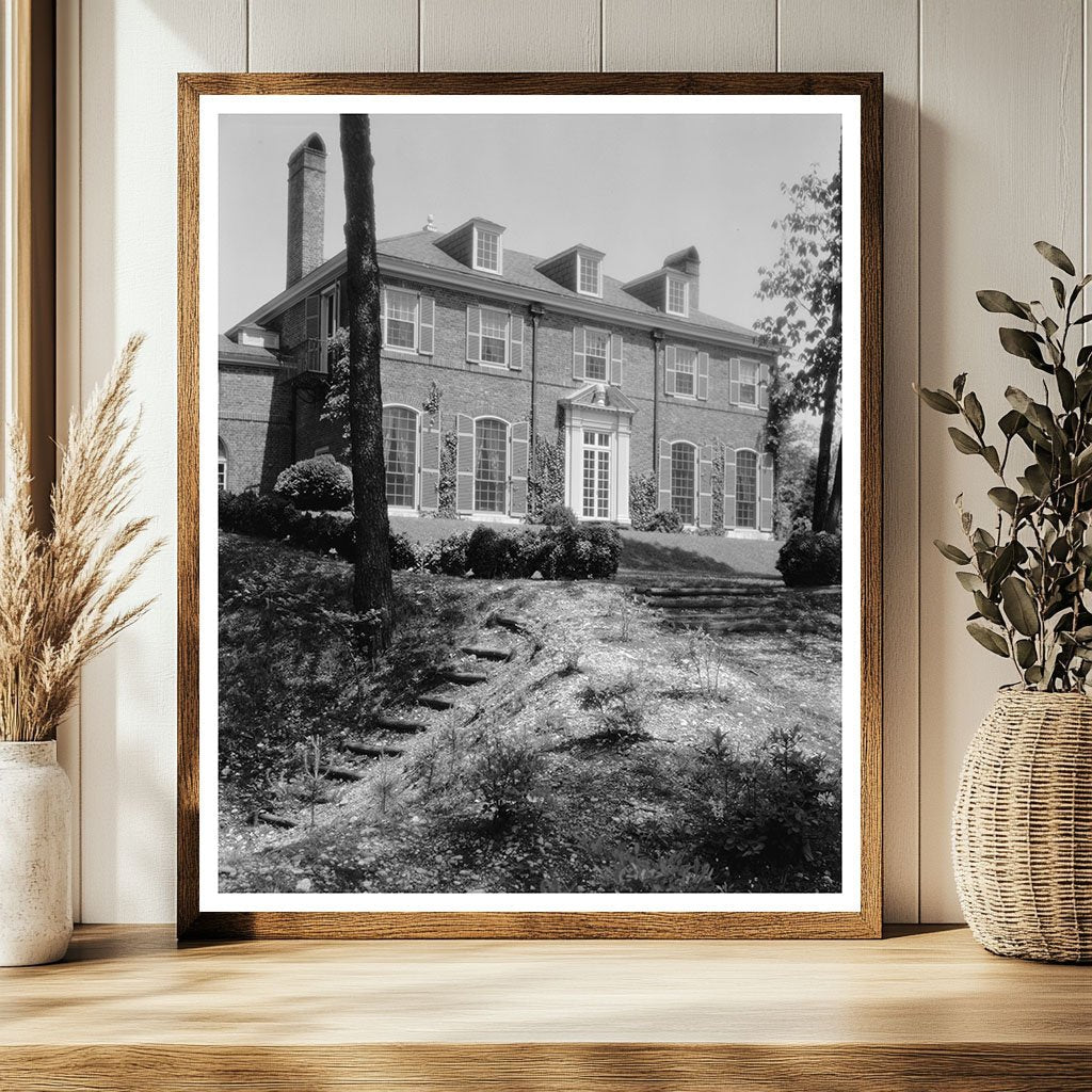 Richmond VA Mansion Architecture History 1953 Vintage Photo