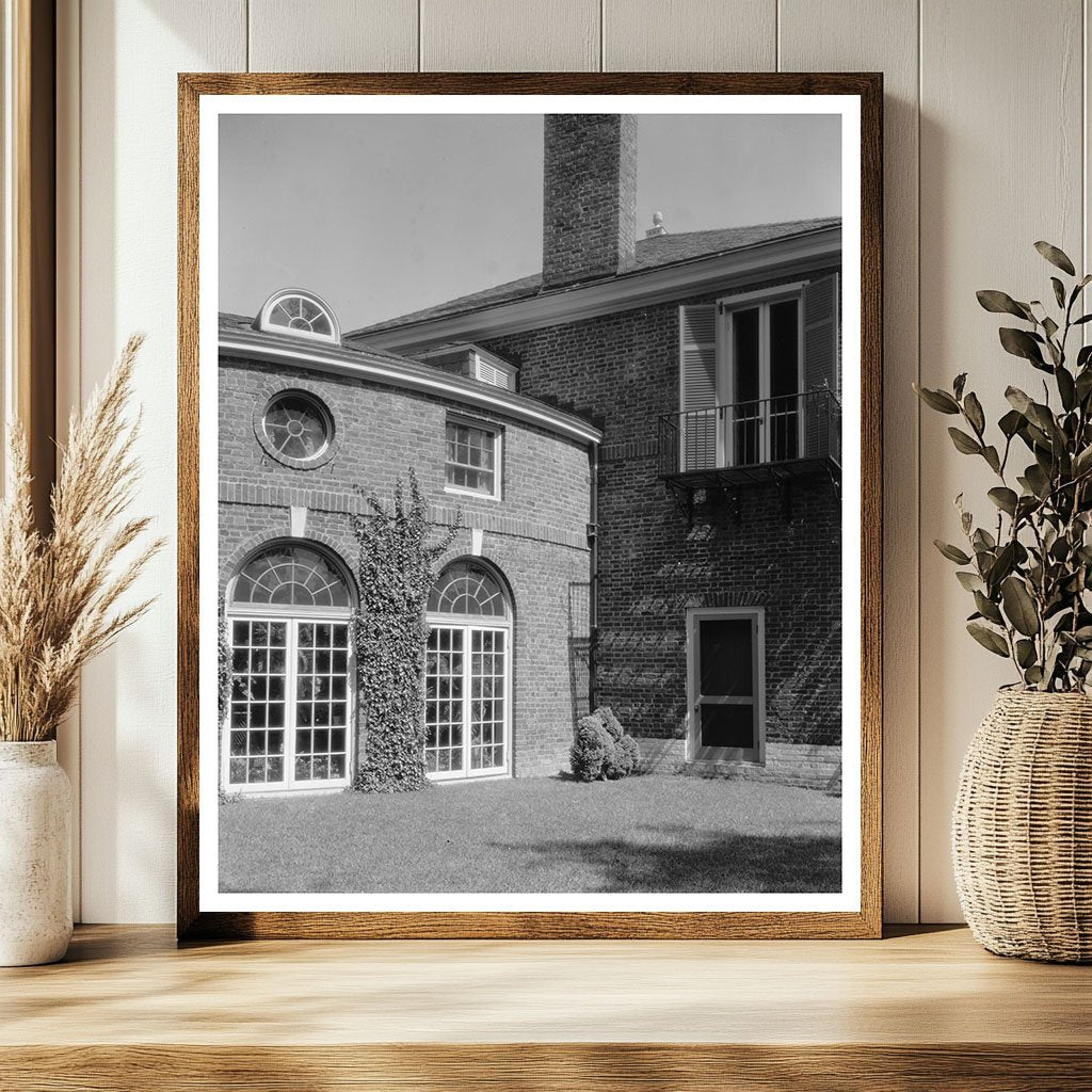 Richmond VA Mansion Architecture, 1953 Historical Photo