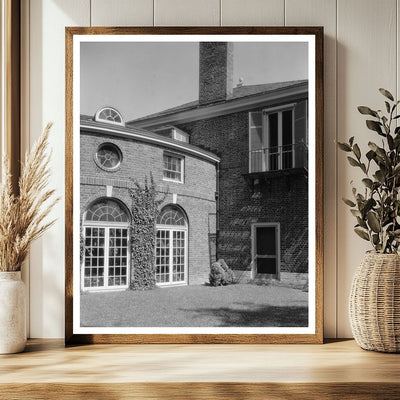 Richmond VA Mansion Architecture, 1953 Historical Photo