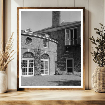 Richmond VA Mansion Architecture, 1953 Historical Photo