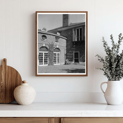 Richmond VA Mansion Architecture, 1953 Historical Photo