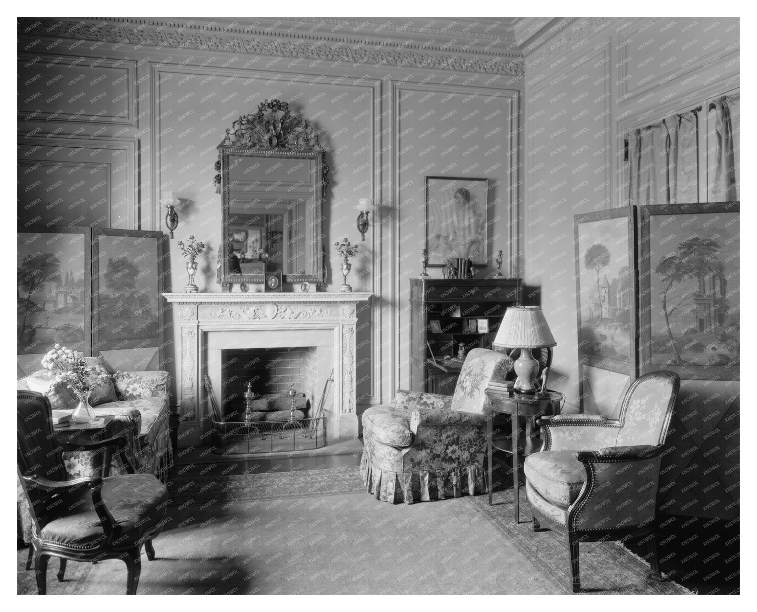 Richmond VA Interior Design Vintage Photo 1910s