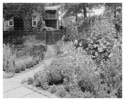 Richmond VA Vintage Garden Photo, Early 20th Century