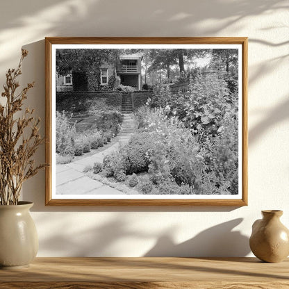 Richmond VA Vintage Garden Photo, Early 20th Century
