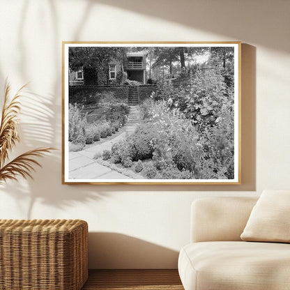 Richmond VA Vintage Garden Photo, Early 20th Century
