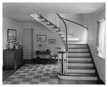 Richmond VA Stairway Photo, Early 1900s Architecture