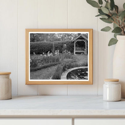 Vintage Garden Landscape in Richmond, VA - 1953
