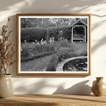 Vintage Garden Landscape in Richmond, VA - 1953