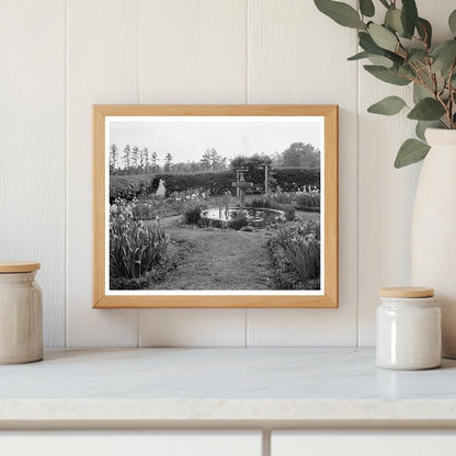 Early 1900s Garden Scene in Henrico County, VA