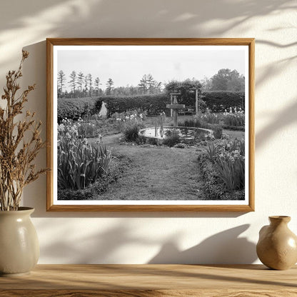 Early 1900s Garden Scene in Henrico County, VA