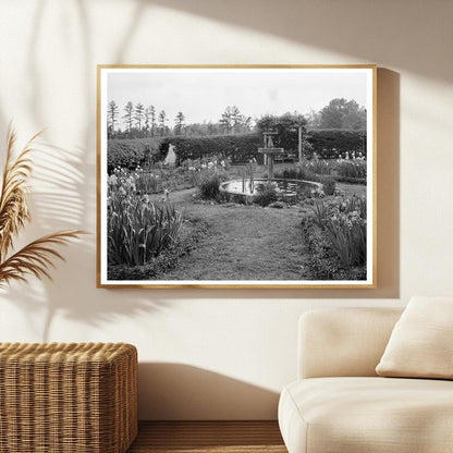 Early 1900s Garden Scene in Henrico County, VA