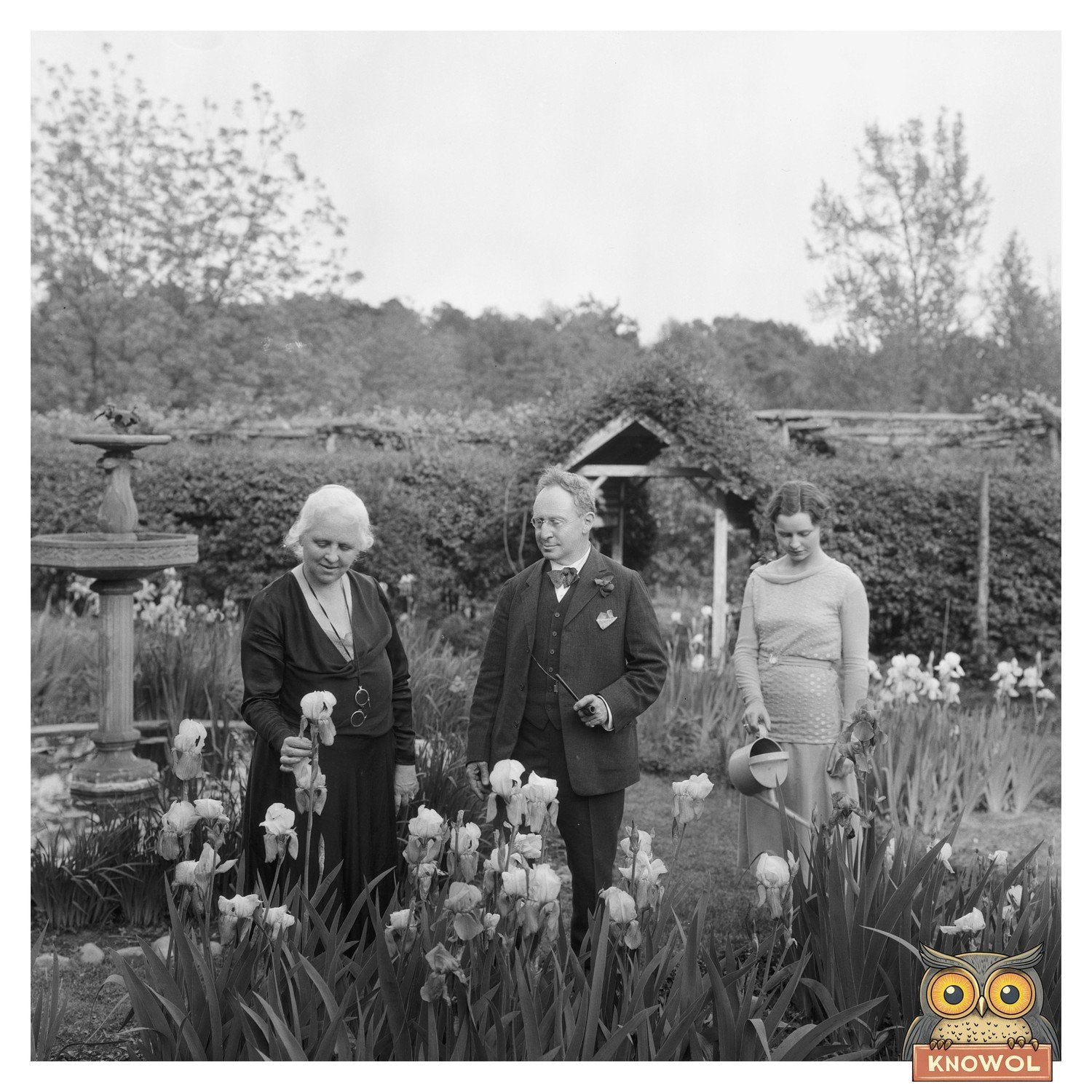 Vintage Richmond Garden Photo, Virginia, Early 20th Century