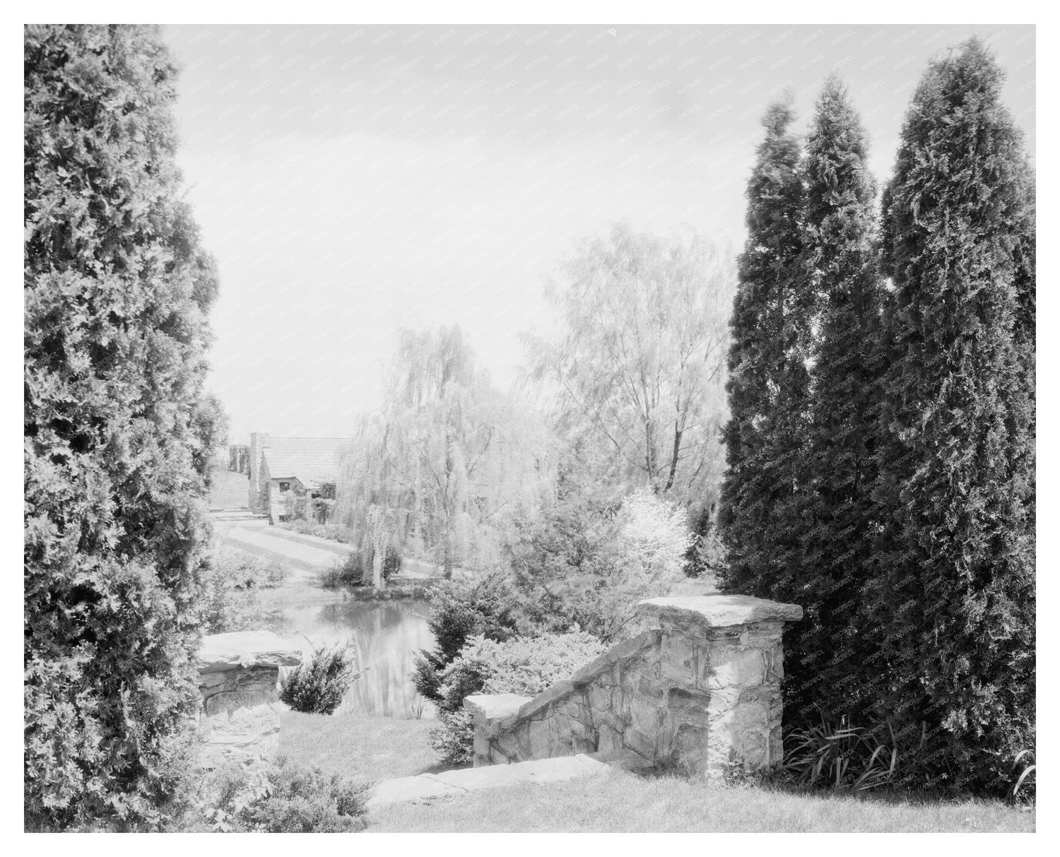 Vintage Architecture in Fauquier County, Virginia, 1953