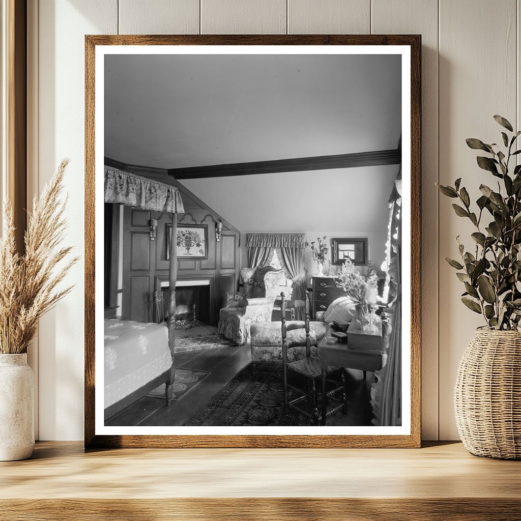 Middleburg VA Interior Scene, Early 20th Century