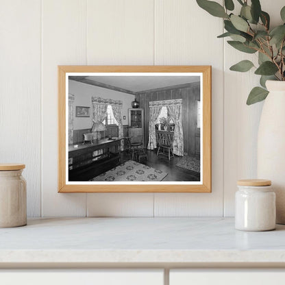 Vintage Interior Photo, Middleburg VA 1910s
