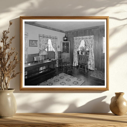Vintage Interior Photo, Middleburg VA 1910s
