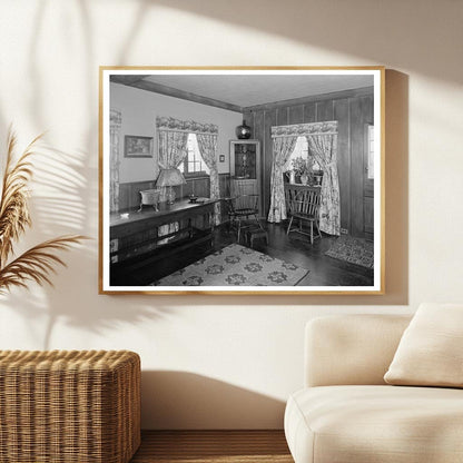 Vintage Interior Photo, Middleburg VA 1910s