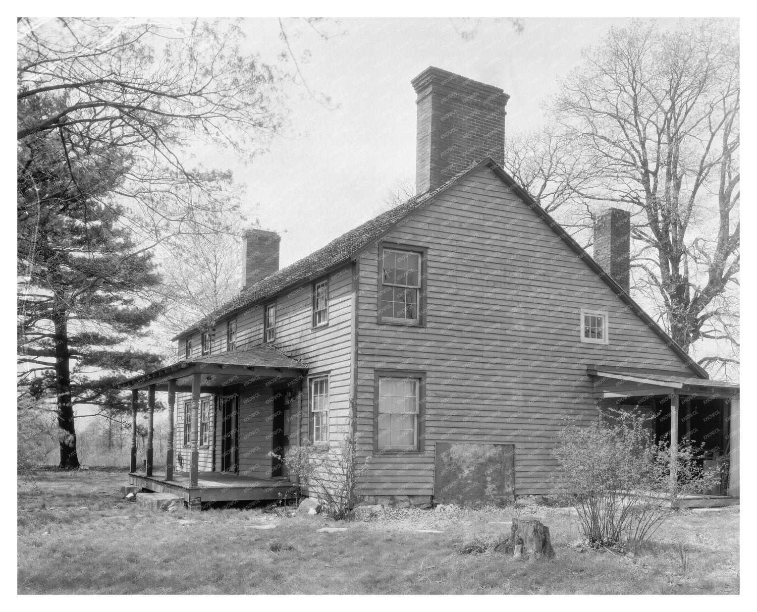 Fairfax County, VA Vintage Architecture Photo, 1953