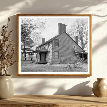 Fairfax County, VA Vintage Architecture Photo, 1953