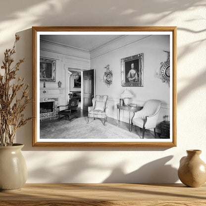 Vintage Interior Photo, Alexandria VA, 1953
