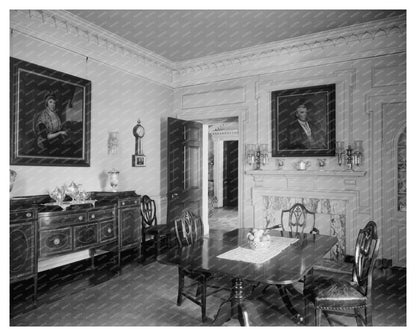 Alexandria VA Interior Scene Early 20th Century Photo