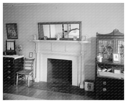 Early 20th-Century Interior Scene, Alexandria VA, 1953