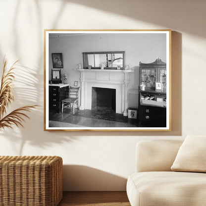 Early 20th-Century Interior Scene, Alexandria VA, 1953