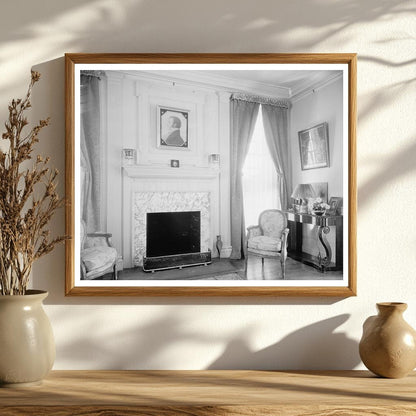Vintage Alexandria VA Interior Photo, Early 20th Century