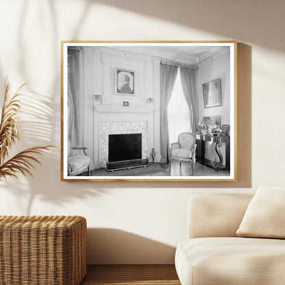 Vintage Alexandria VA Interior Photo, Early 20th Century
