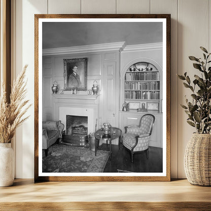 Vintage Alexandria Interior Design Photo, Virginia, 1953