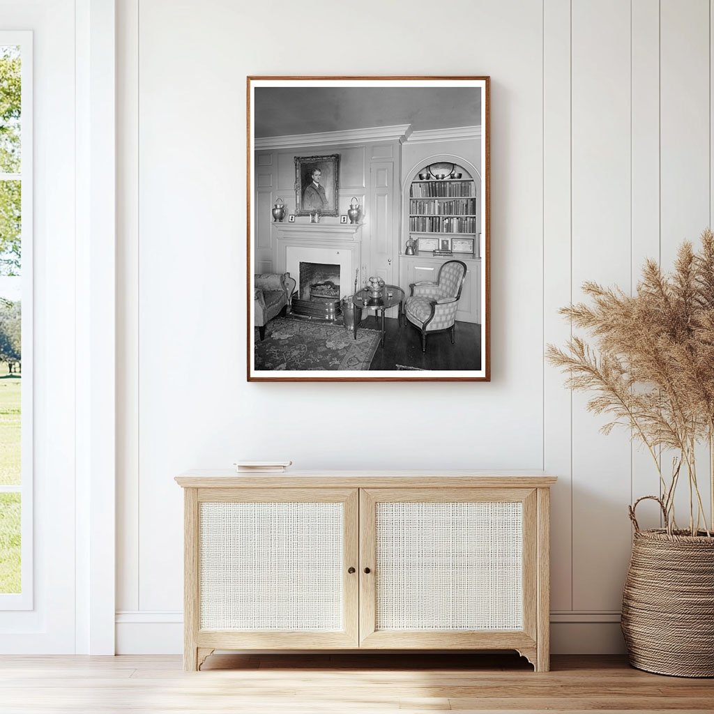 Vintage Alexandria Interior Design Photo, Virginia, 1953