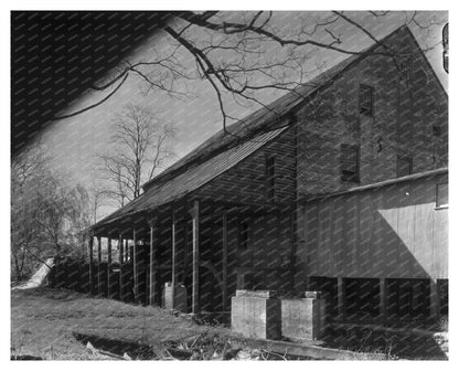 Vintage Aldie, Virginia Architecture Photo, 20th Century