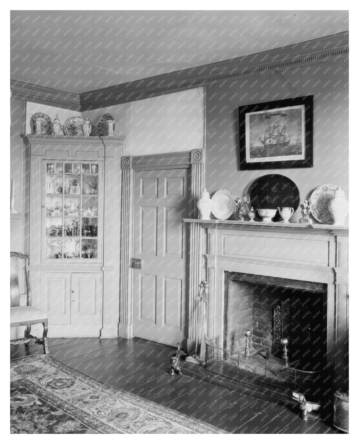 Historic Home Interior in Falmouth, VA - 1900s