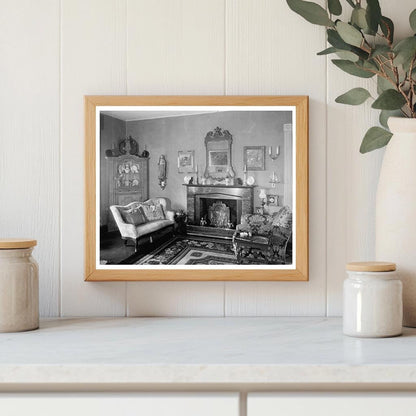 Historic Interior of Falmouth Home, Virginia, Early 20th Cen