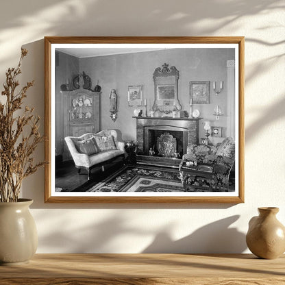 Historic Interior of Falmouth Home, Virginia, Early 20th Cen