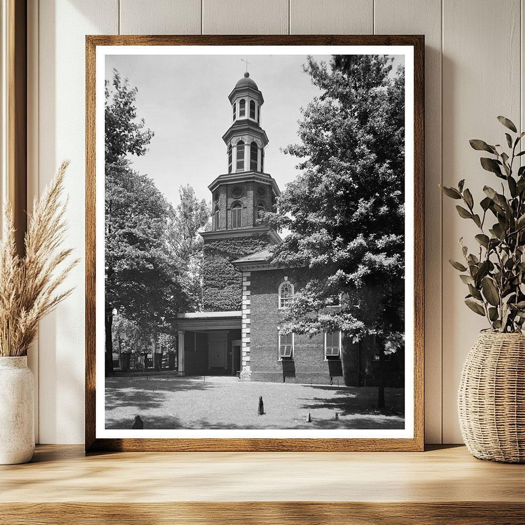 Historic Episcopal Church in Alexandria, VA - 1900s Photo