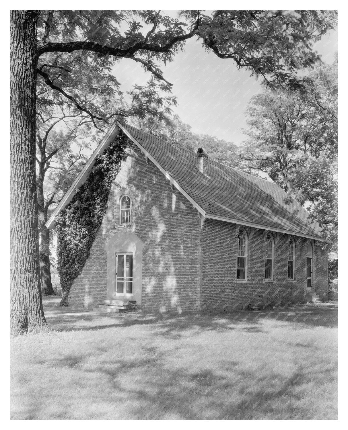 Charles City Courthouse, Virginia History, 1930 Image
