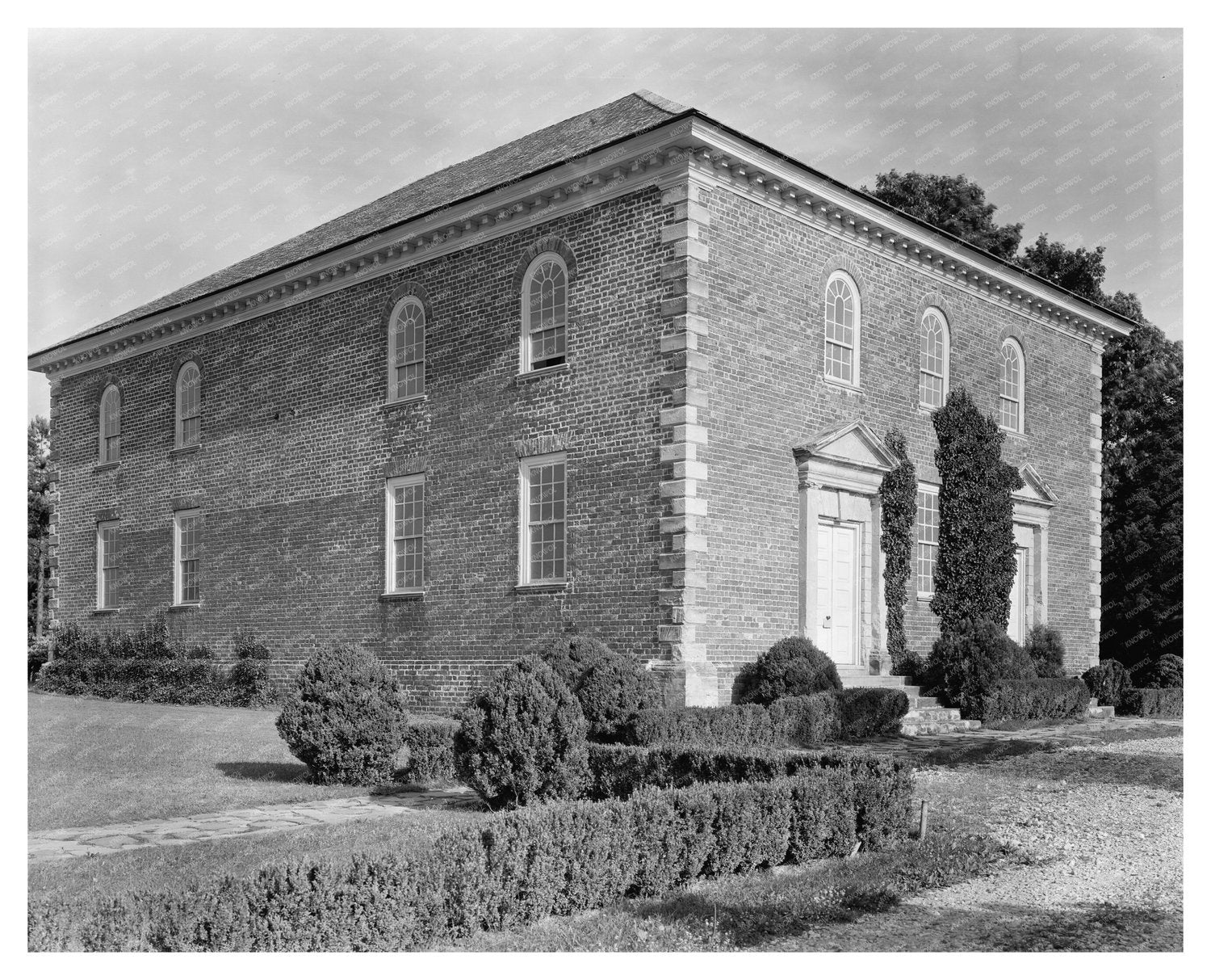 Historical Church in Lorton, VA, 1773 - Vintage Photo