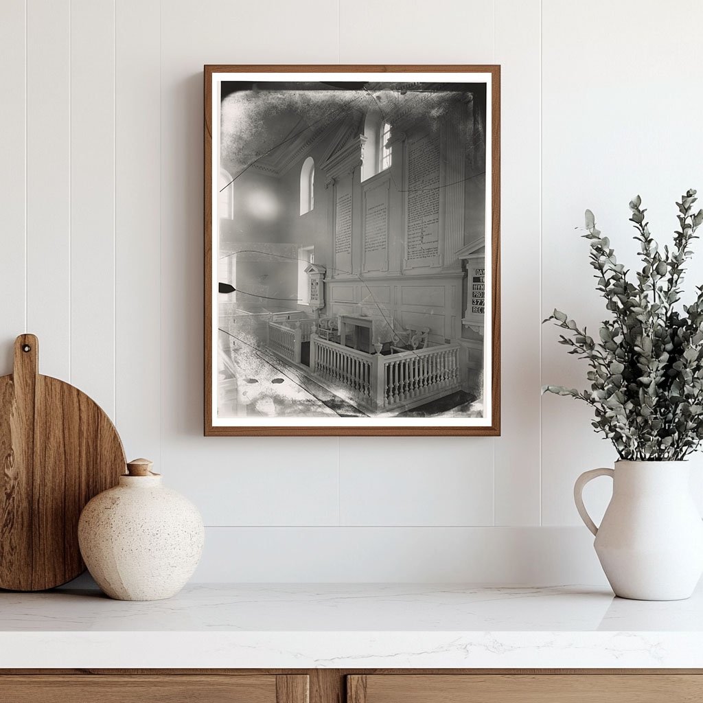 Historic Church Interior in Lorton, VA, 1773 Photo