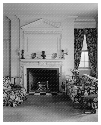 North Wales, VA Interior Scene, 20th Century Architecture