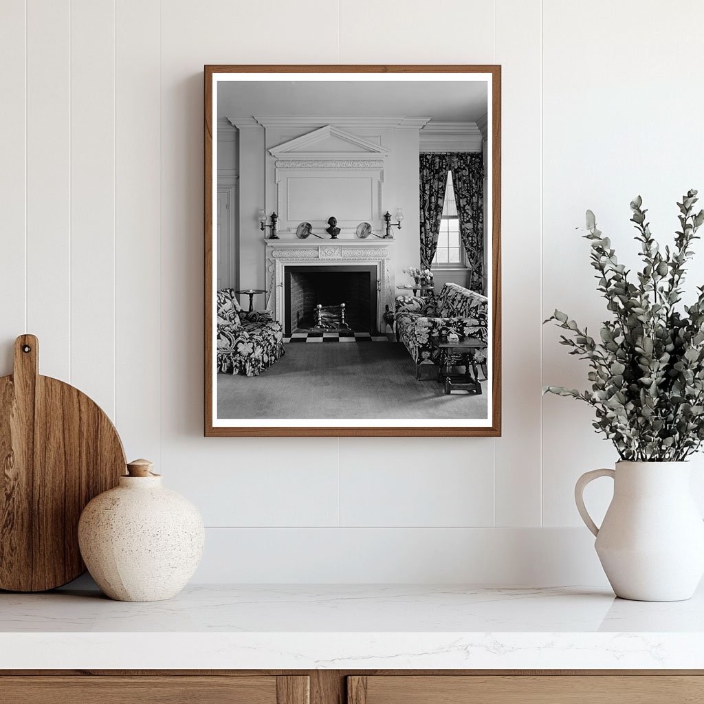 North Wales, VA Interior Scene, 20th Century Architecture