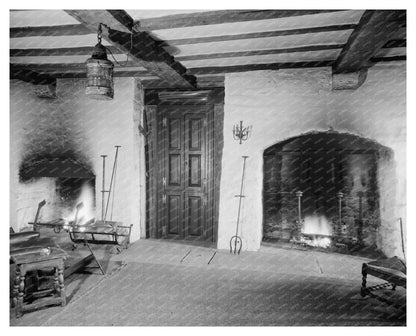 Historic Residence Interior, North Wales, VA, 1953