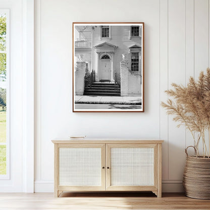Charleston SC Architecture Photo - 1950s Historic Image