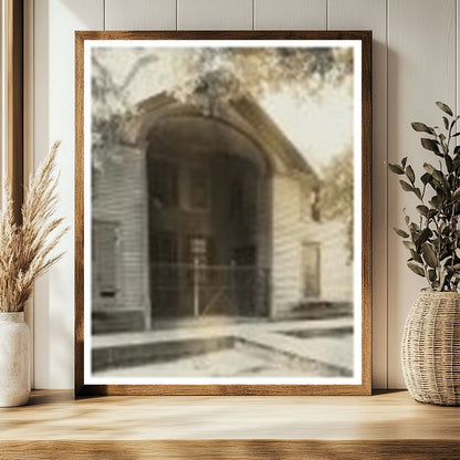 Natchez MS 1930 Vintage Southern Home Photograph