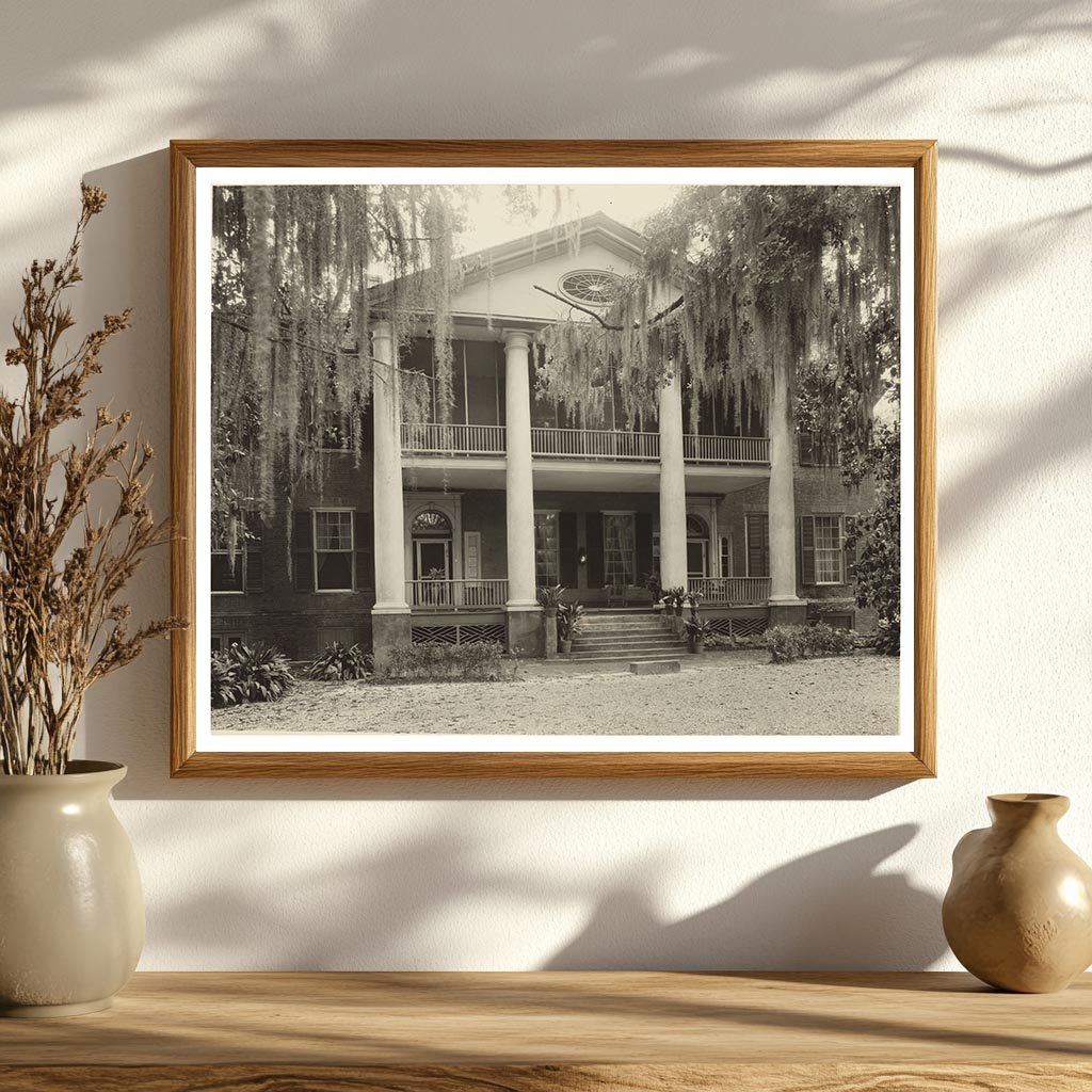 Historic Bellevue Residence in Natchez, MS, Circa 1800