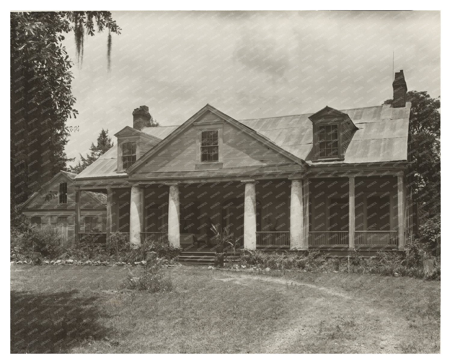 Historic Natchez Residence, Adams County, MS - 1953 Photo