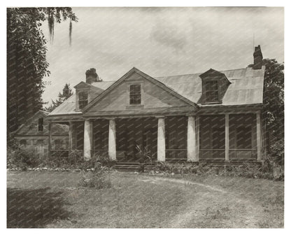 Historic Natchez Residence, Adams County, MS - 1953 Photo