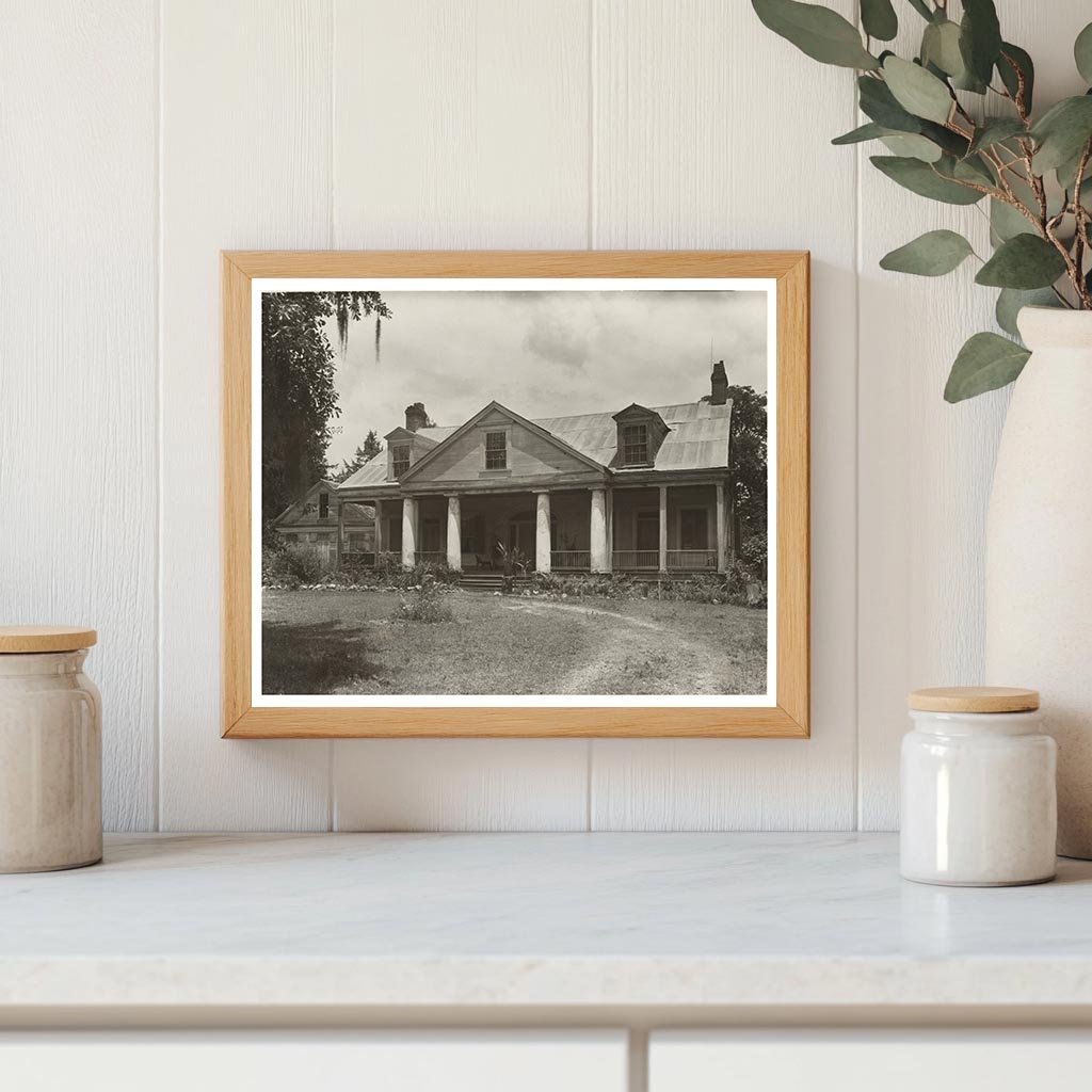 Historic Natchez Residence, Adams County, MS - 1953 Photo