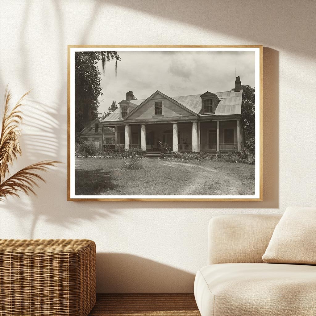 Historic Natchez Residence, Adams County, MS - 1953 Photo