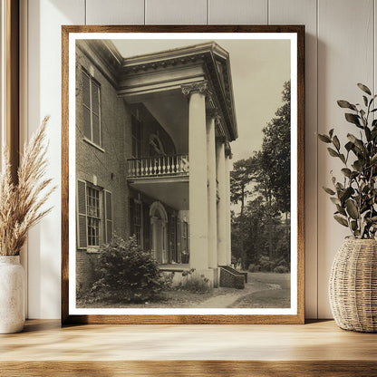 Auburn Plantation, Natchez MS, 1815 Vintage Photograph